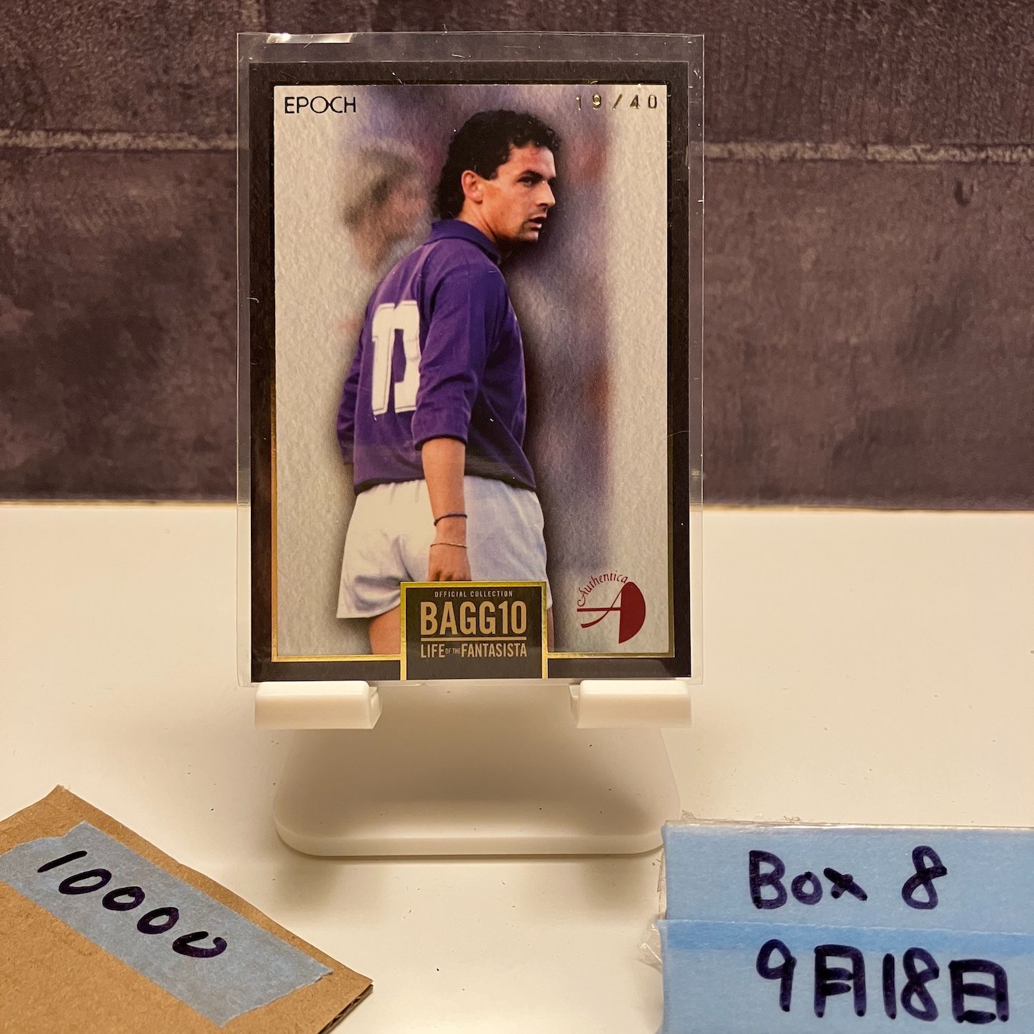 2016 EPOCH ロベルトバッジョ 19 40 フィオレンティーナ LIFE of FANTASISTA カード