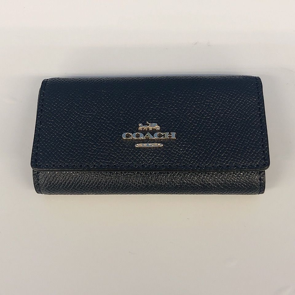 美品】COACH キーケース ネイビー【財布】【2】 - メルカリ 美品】COACH キーケース ネイビー【財布】【2】 - メルカリ
