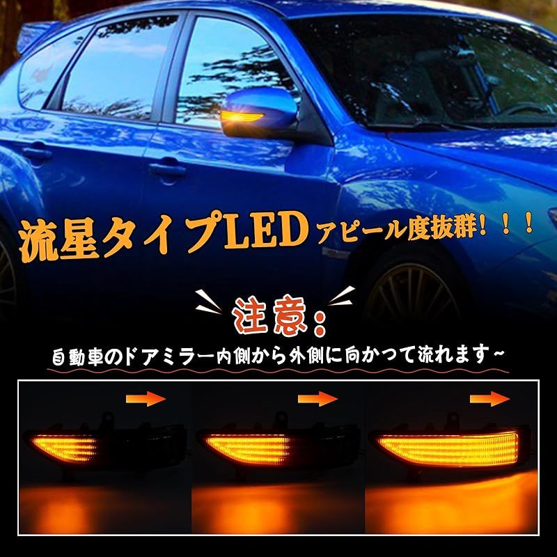 BMBR前ドアサイドミラー流れる LED