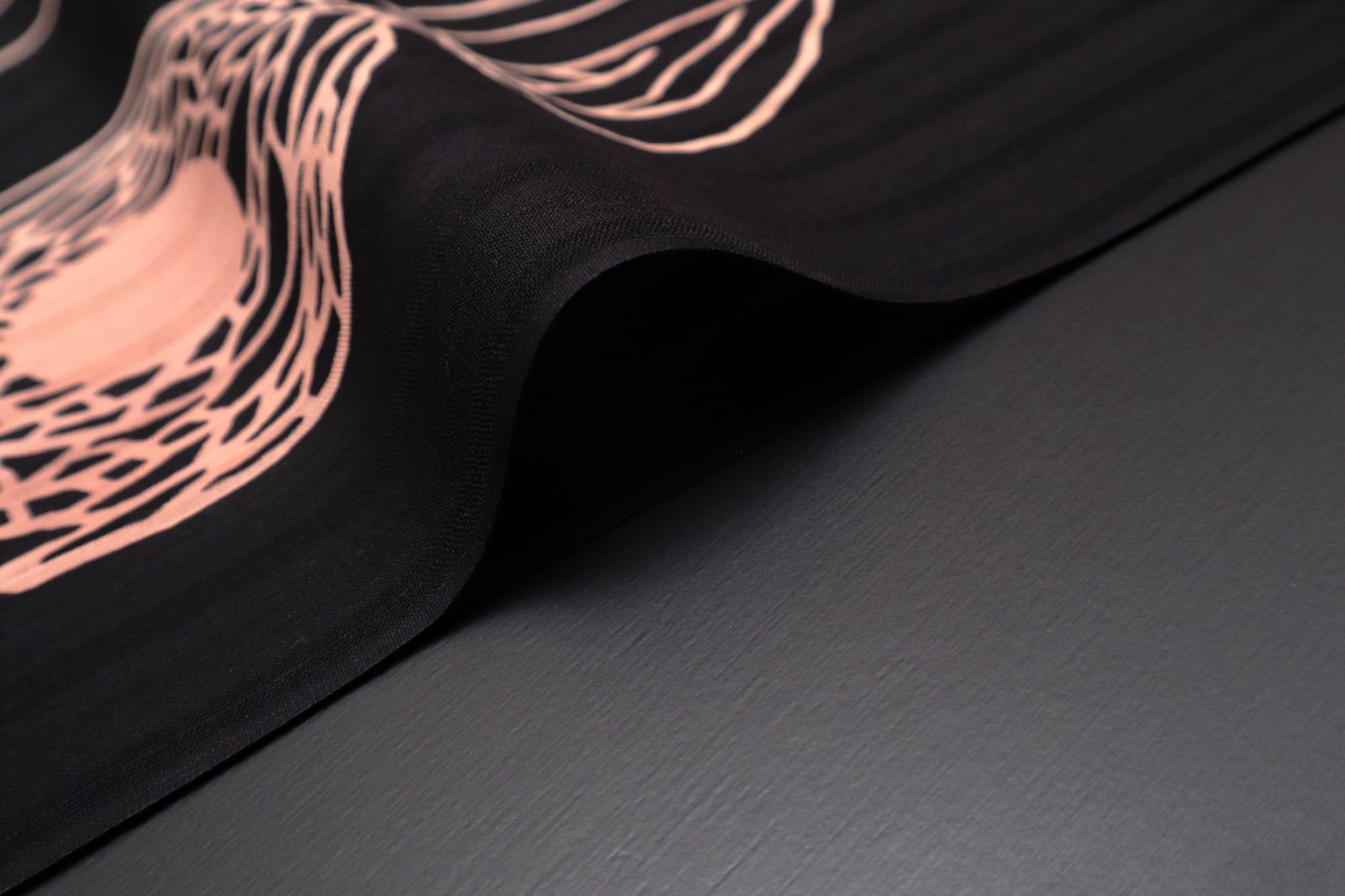 ◇浴衣「かげろう地染ゆかた ほおずきつなぎ」日本画家 宮下真理子