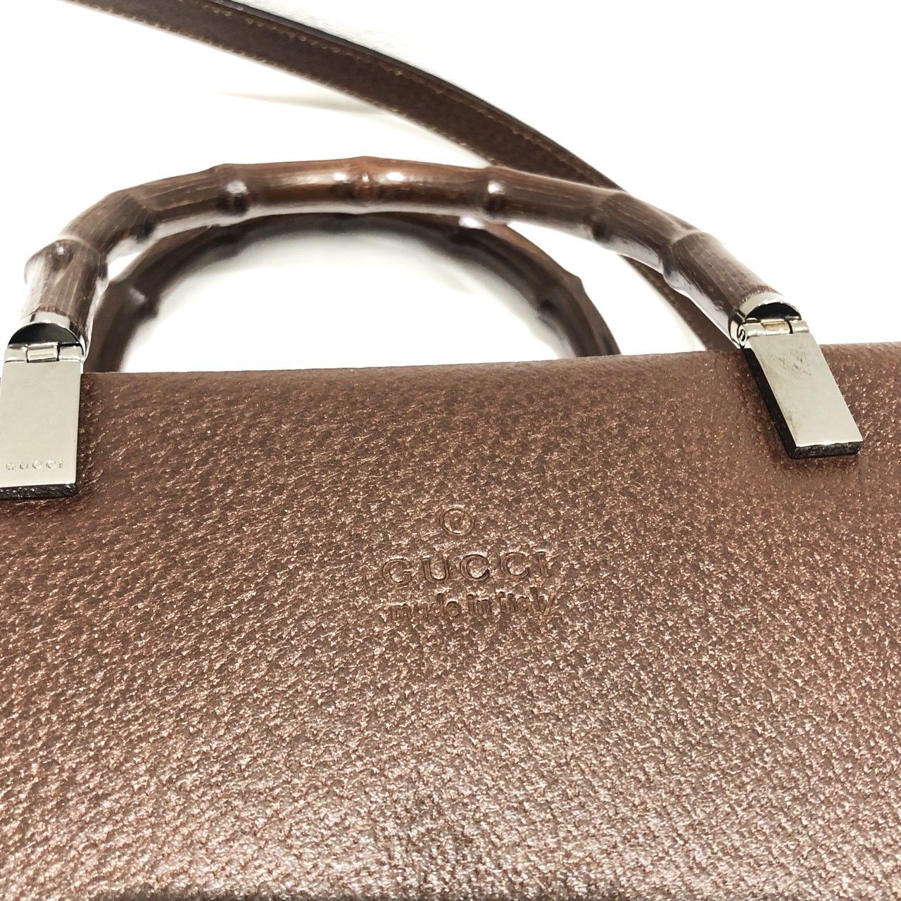 ☆GUCCI グッチ バンブー 2Wayハンドバッグ 002.1035 レディース 