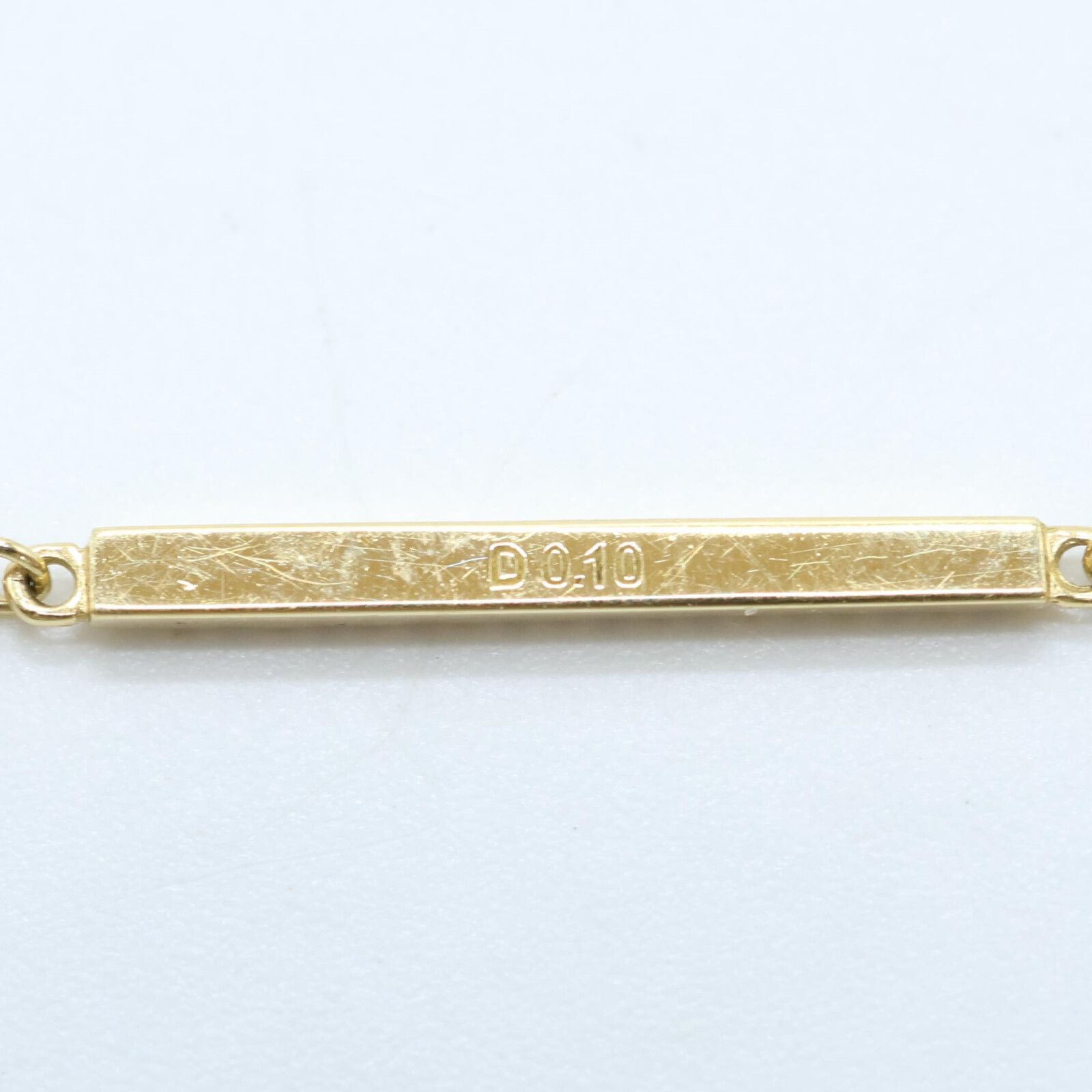 AHKAH アーカー 【美品】Au750 D0.10 ダイヤモンド バー - メルカリ 