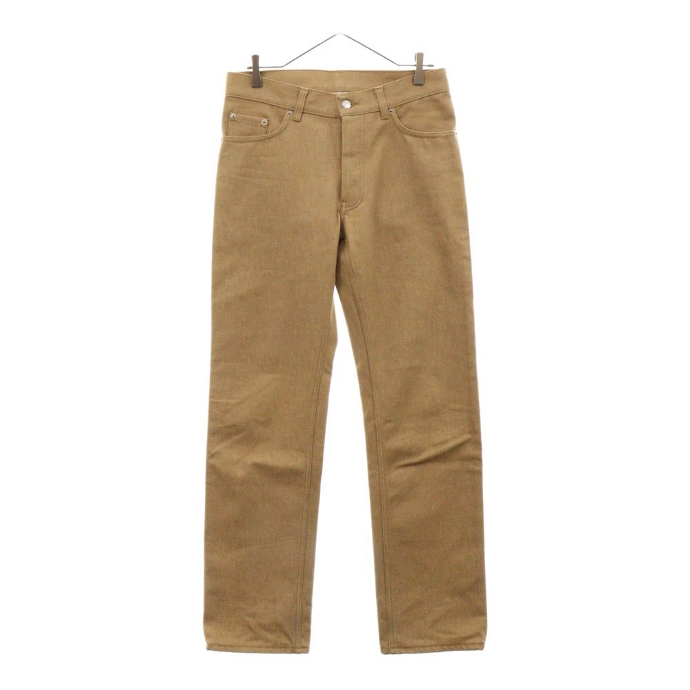 HELMUT LANG (ヘルムートラング) 00S 本人期 CLASSIC RAW DENIM クラシック ロウ デニム パンツ ブラウン 745 HR 0001 XL9