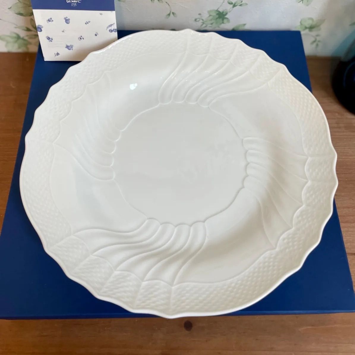リチャードジノリ/ベッキオホワイト/ラウンドプラター大皿（29.0cm ...