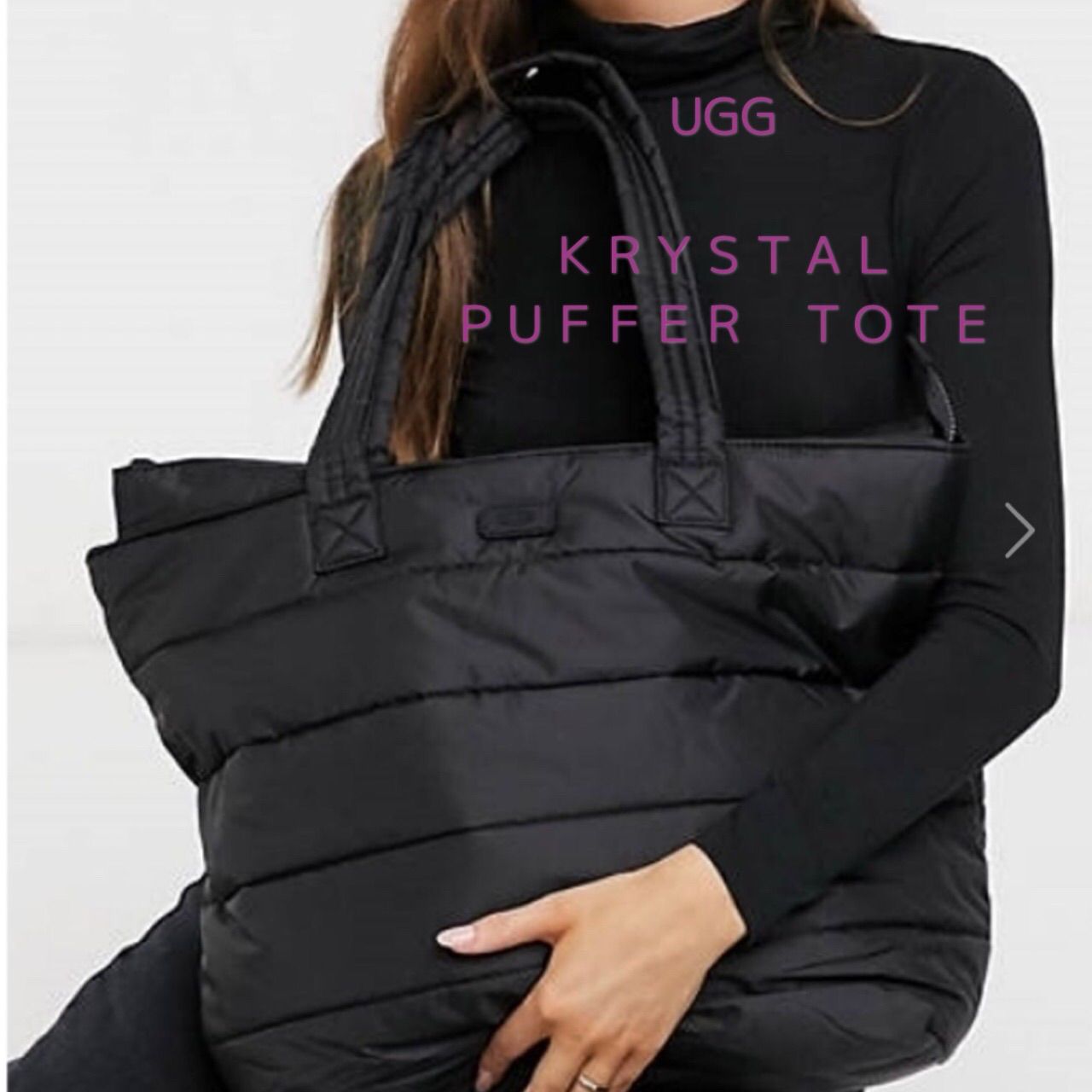 UGG クリスタルパッファートート - メルカリ