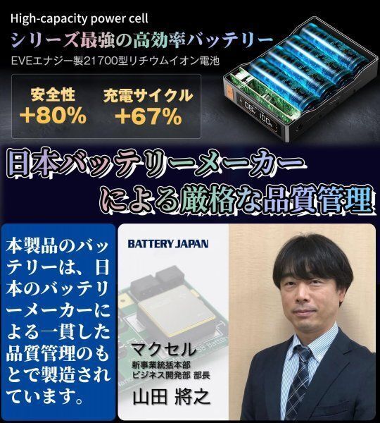 43V超高出力 ファンバッテリーセット 空調作業服用 搭載EVEエナジー Amazon.co.jp: 【2025年注目作】43V超高出力 ファンバッテリー