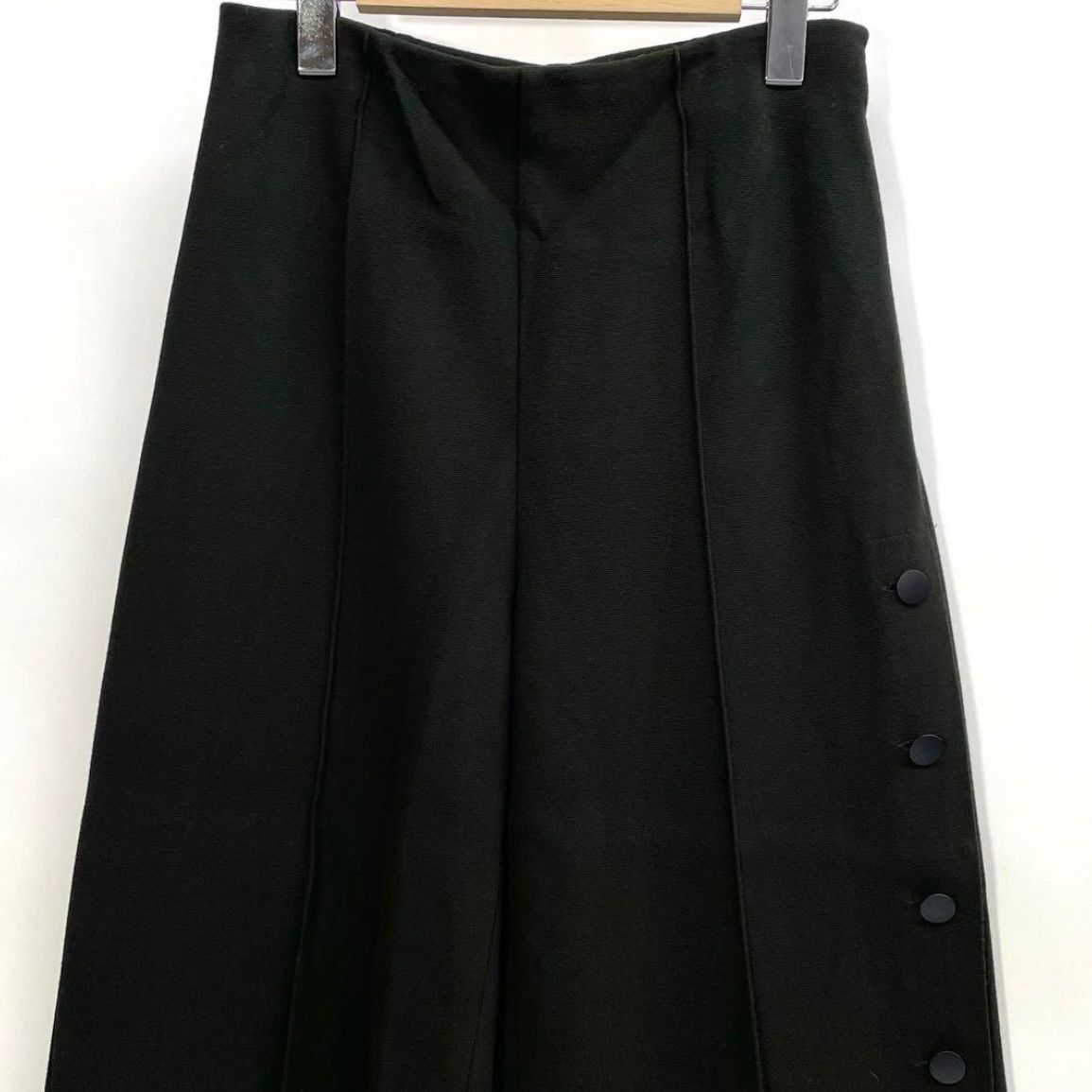 ニットワイドパンツ ストレッチ
