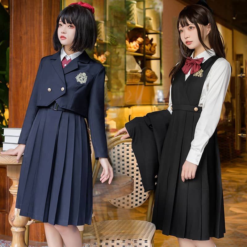 卒業式 スーツ 女の子 ジャケット ワンピース シャツ リボンタイ 大きいサイズ フォーマルスーツ 卒服 韓国 制服 小学生 150 160 165 子供
