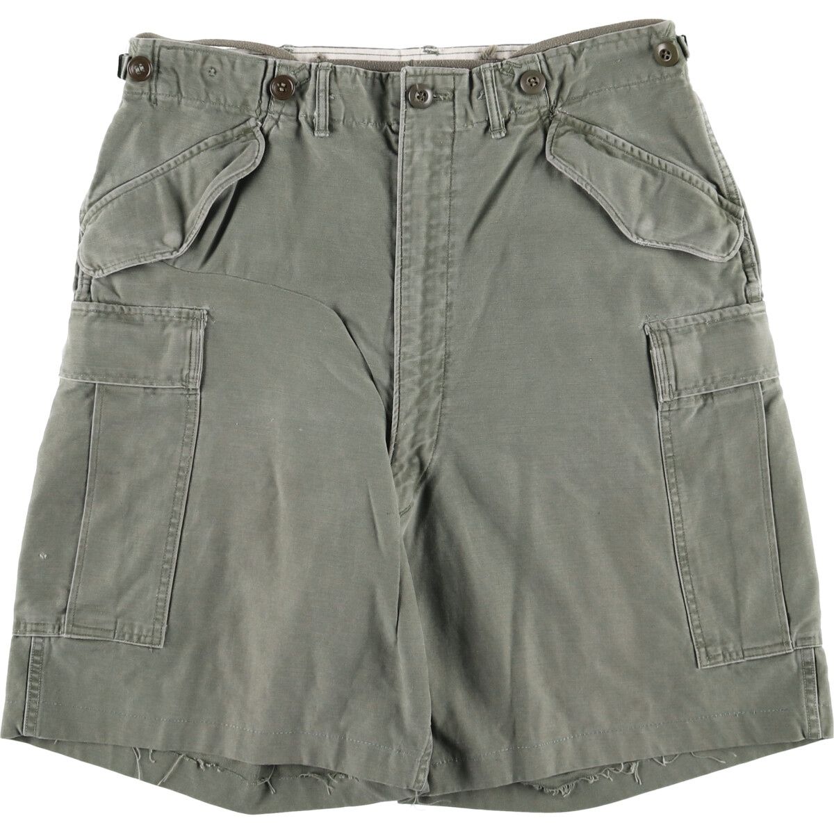 古着 米軍 50年代 M-51 カスタム ミリタリーショーツ ショートパンツ メンズw34相当|evb030167