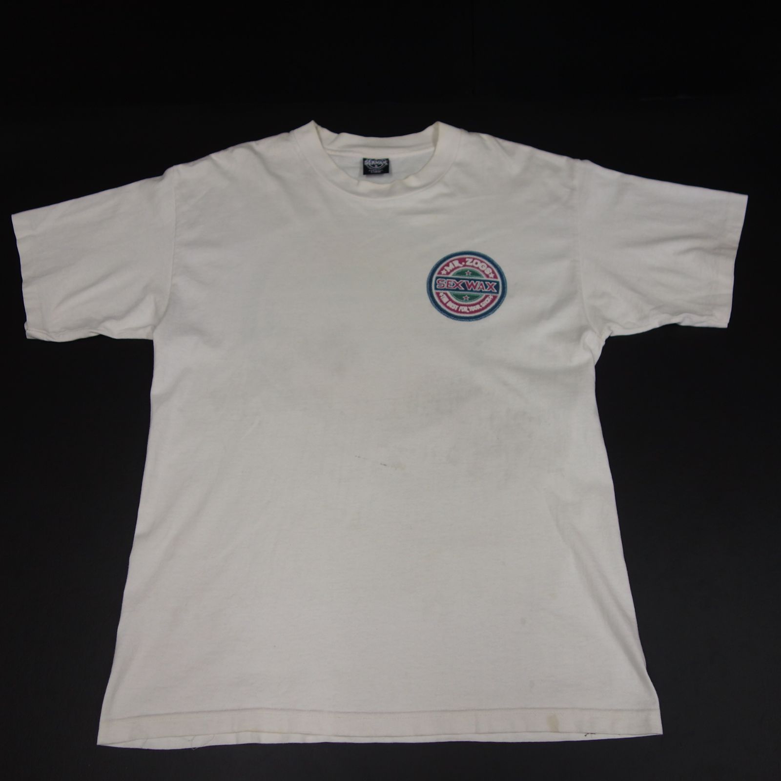 90s Vintage US古着☆SEXWAX セックスワックス 半袖プリントTシャツ 