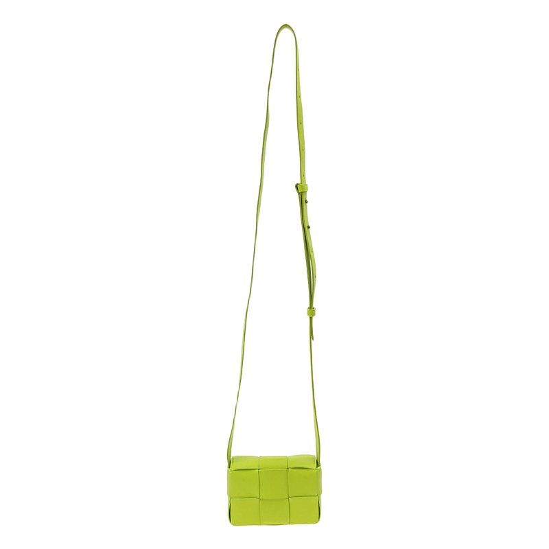 【美品】  BOTTEGA VENETA / ボッテガヴェネタ | CANDY CASSETTE / キャンディ カセット クロスボディバッグ | ライトグリーン | レディース 美品】 BOTTEGA VENETA / ボッテガヴェネタ | CANDY CASSETTE