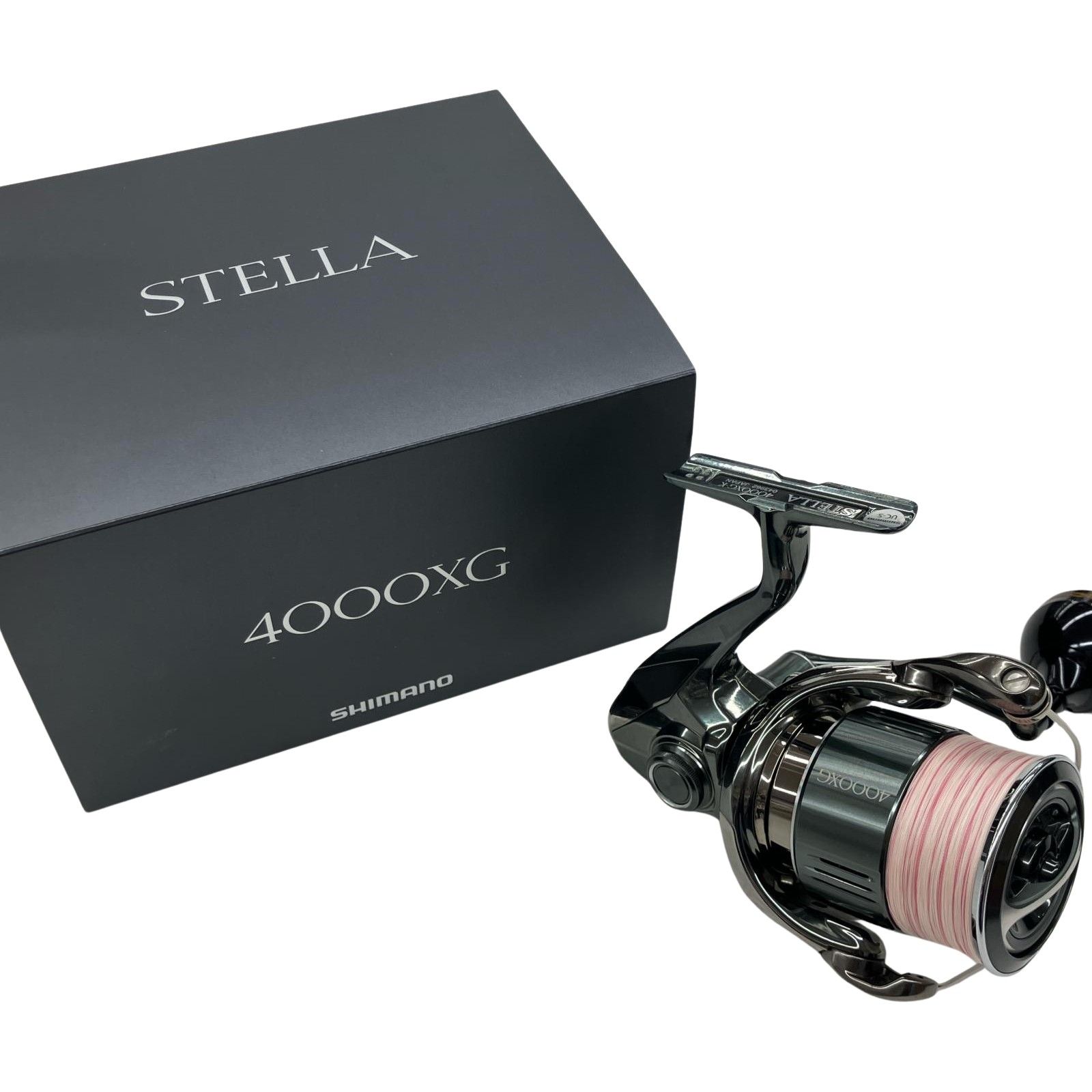 σσSHIMANO シマノ 22ステラ4000XG 043962 5000替スプール ゴメクサスハンドルノブ付