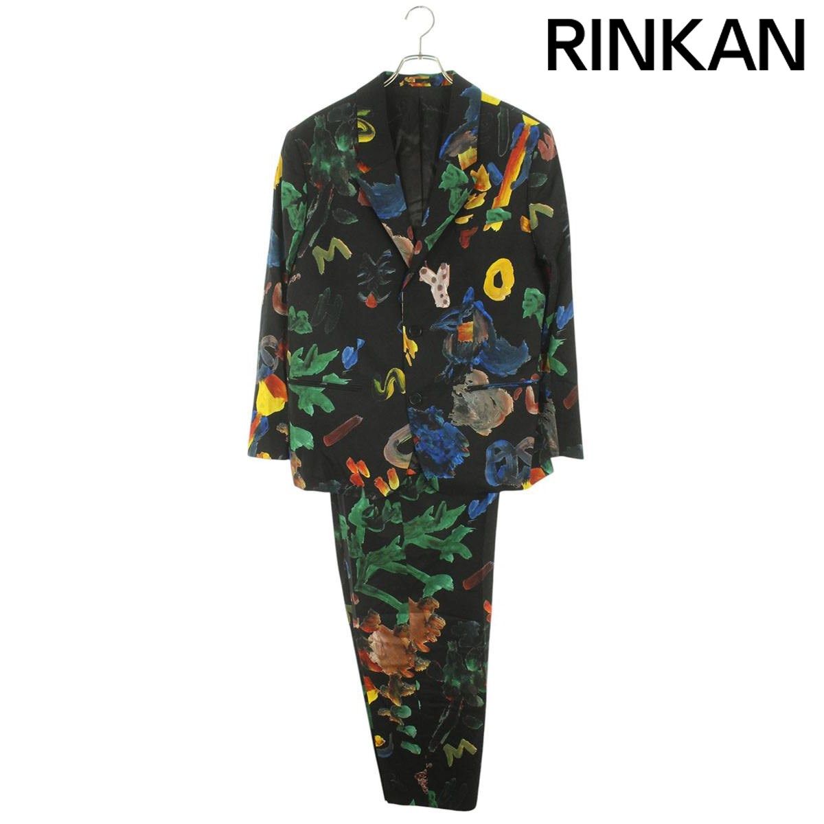 シュプリーム ×ヨウジヤマモト Yohji Yamamoto Yohji Yamamoto Suit ペイント総柄セットアップスーツ メンズ S