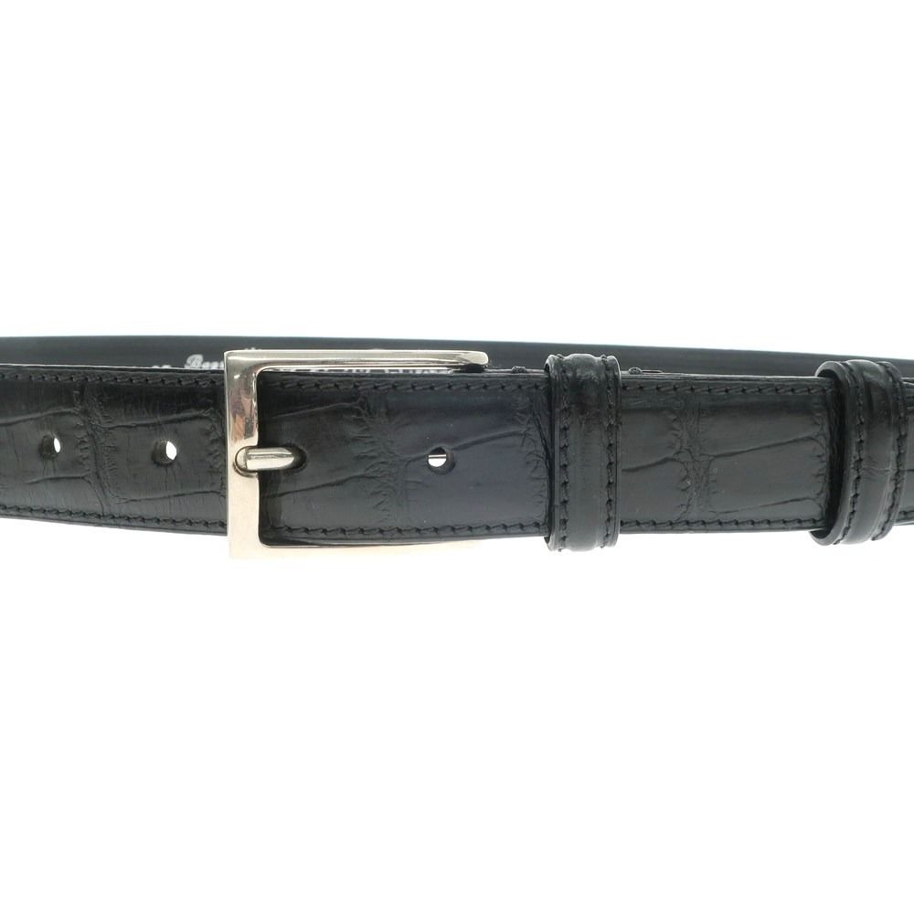 中古】フェリージ Felisi 85/07 クロコダイル型押しレザー ベルト