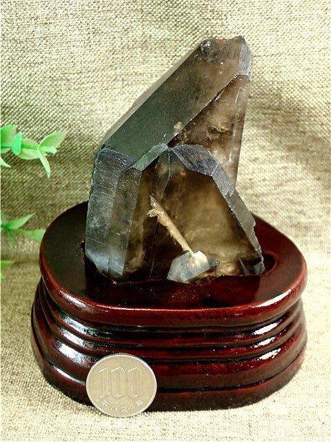 AAA級【魔除け】天然モリオン(黒水晶）クラスターB77C6/75C10C