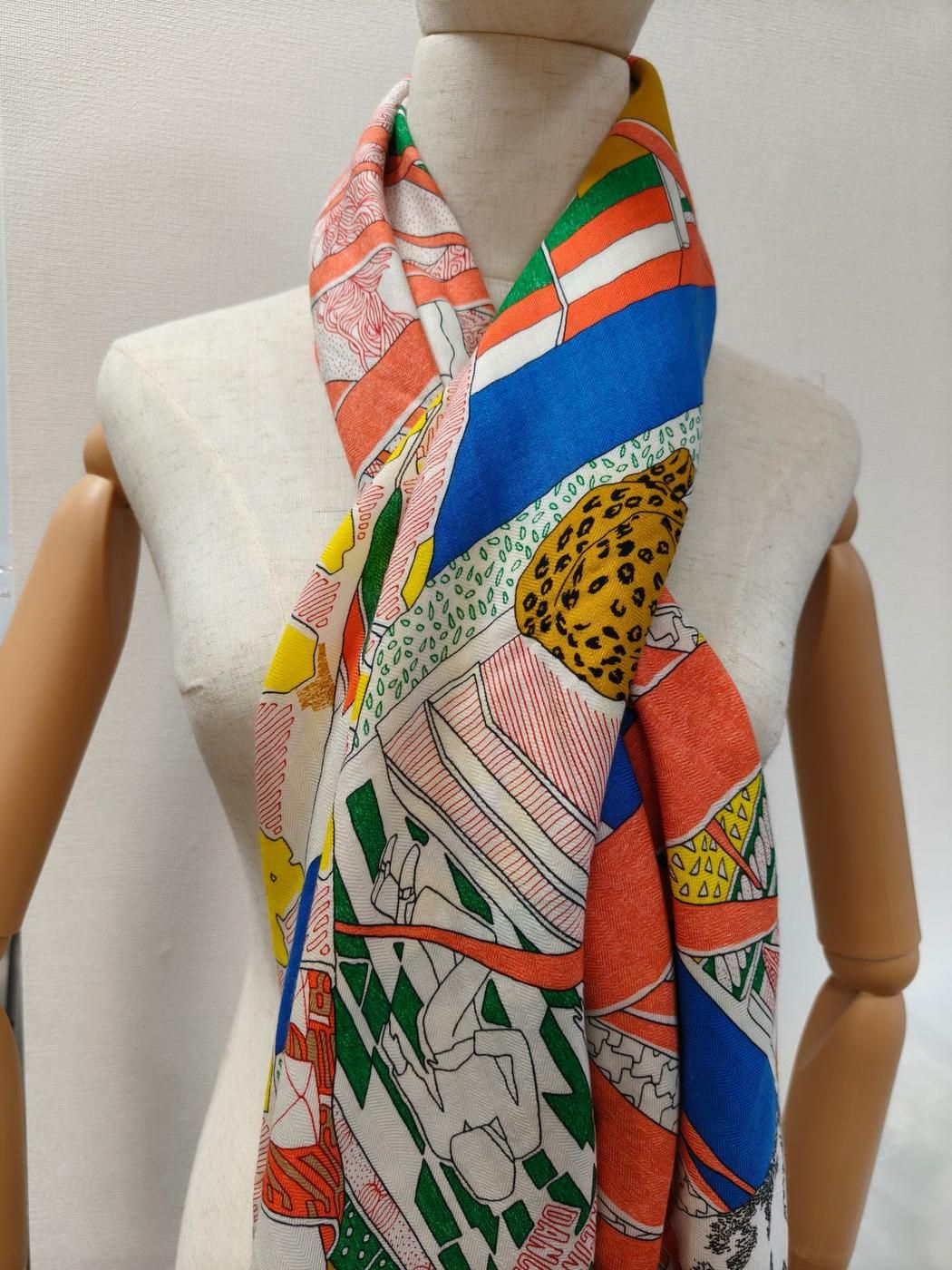 エルメス　スカーフ　140 ランデヴー エルメス HERMES スカーフ カレ140 Rendez-Vous Chez Hermes