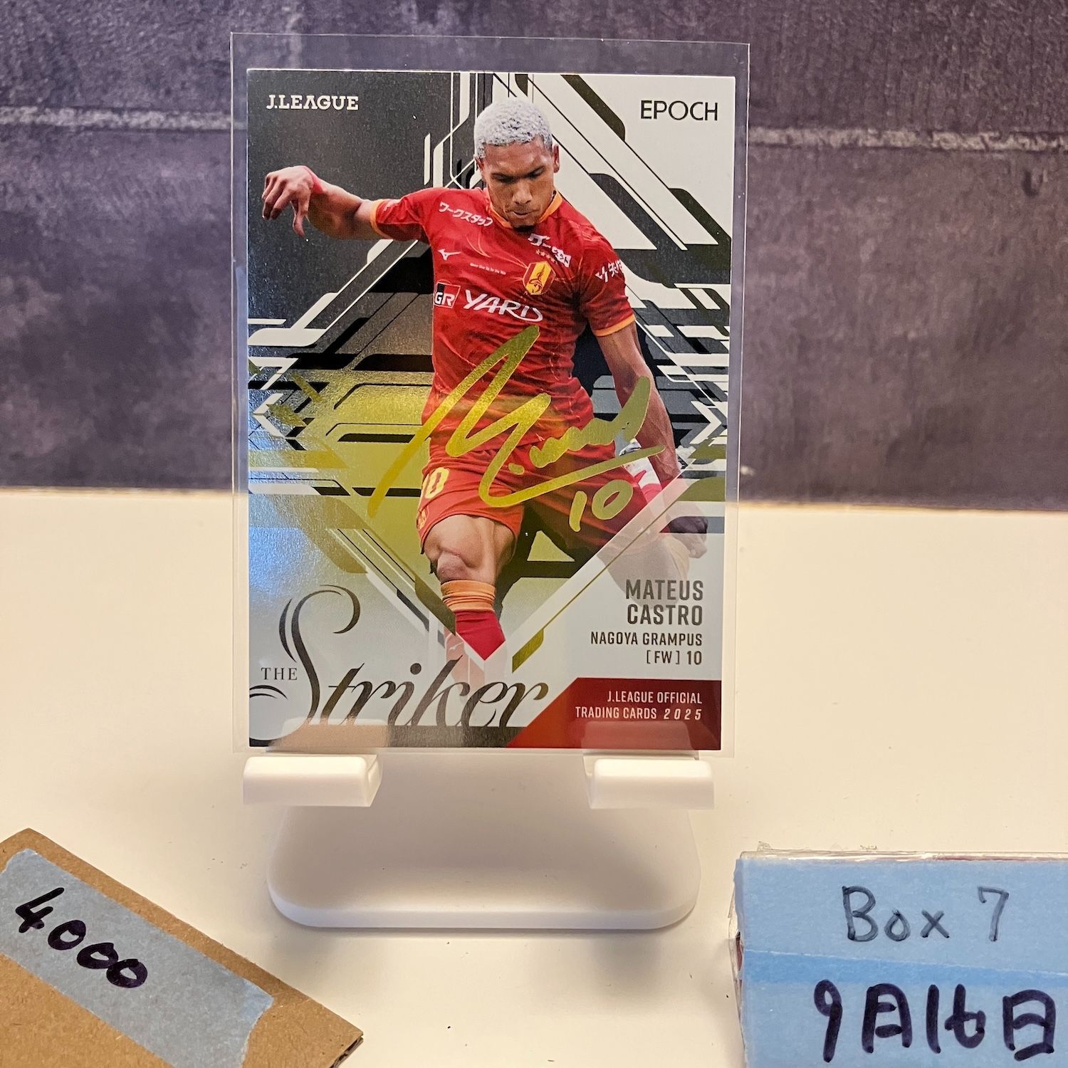 2025 EPOCH J.League マテウス カストロ 18/30 金箔サイン