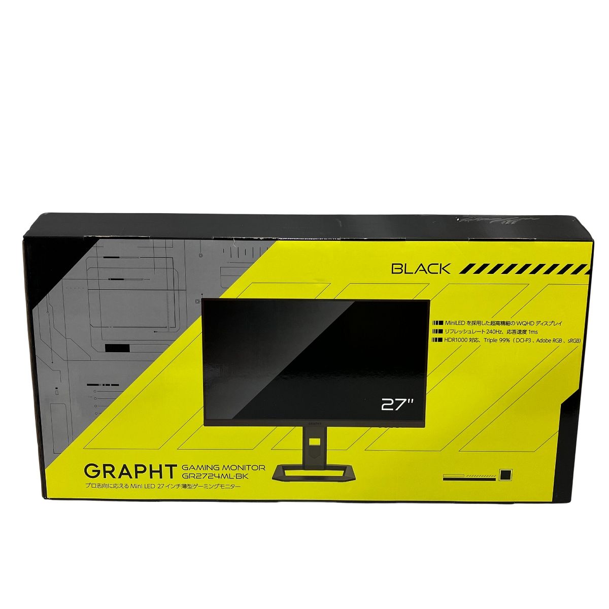 GRAPHT GRT044-2724ML-BK ゲーミング モニター 27インチ ワイド グラフト PC 家電 T10479046