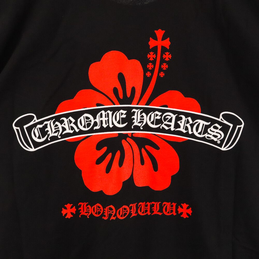 CHROME HEARTS (クロムハーツ) Honolulu Limited Back Scroll Logo LS Tee ホノルルリミテッドバックスクロールロゴロングスリーブ長袖Tシャツ  ブラック - メルカリ