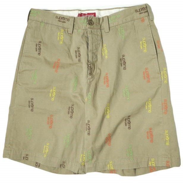 パンツ 36 supreme classic logo chino short Supreme-
