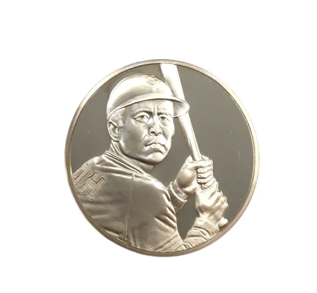 王貞治 栄光の世界ホームラン王記念メダル シルバー - スエヒロヤ
