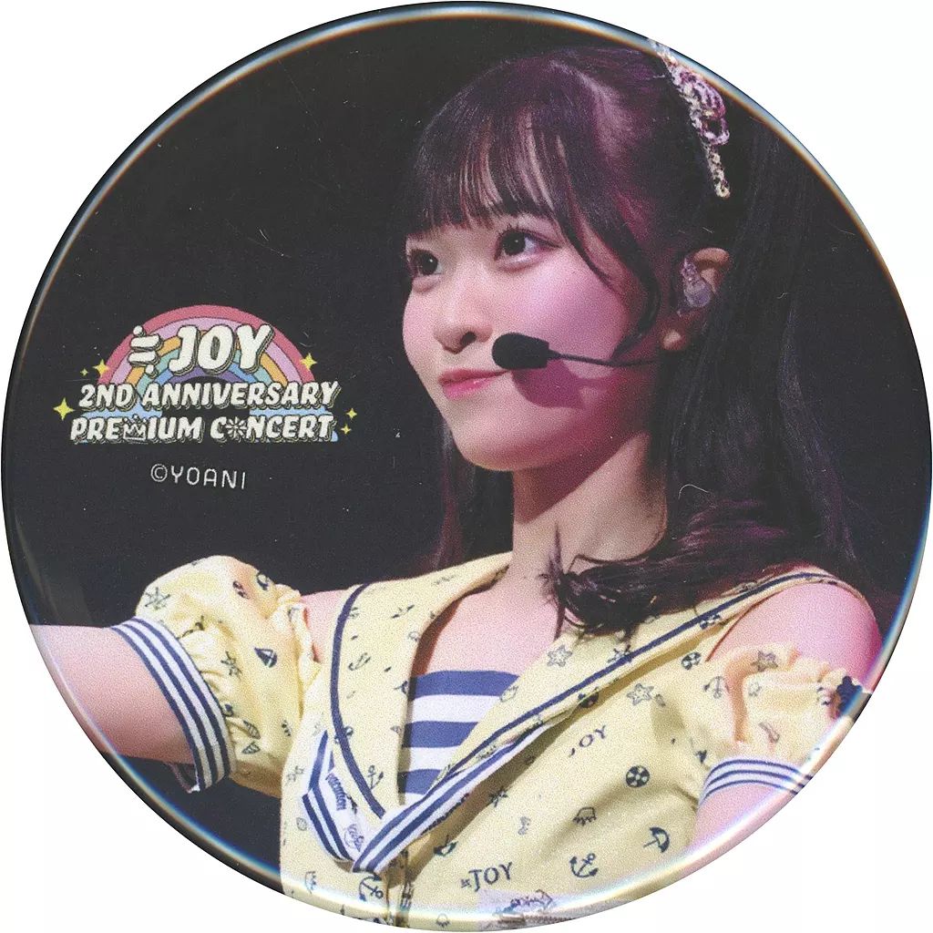 中古】バッジ・ピンズ 山田杏佳(ニアリーイコールジョイ(□JOY)) 缶