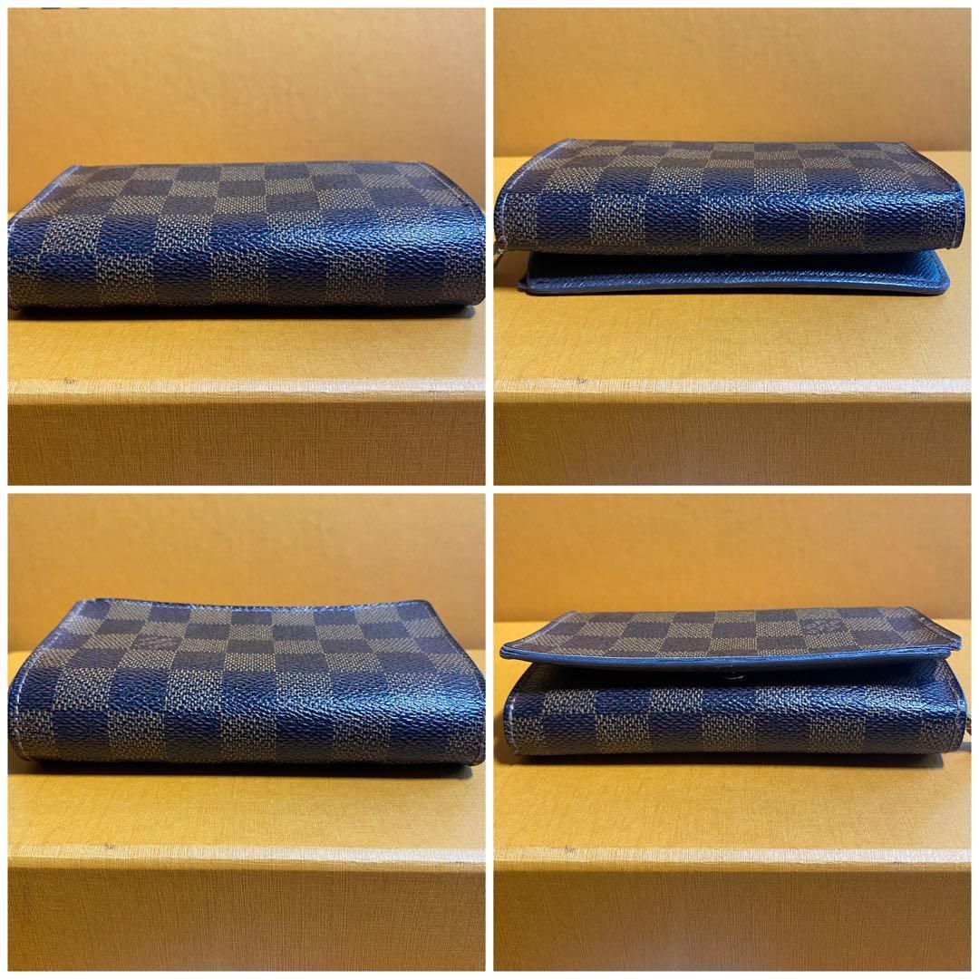 LOUIS VUITTON ダミエエベヌポルトフォイユトレゾール 二つ折り