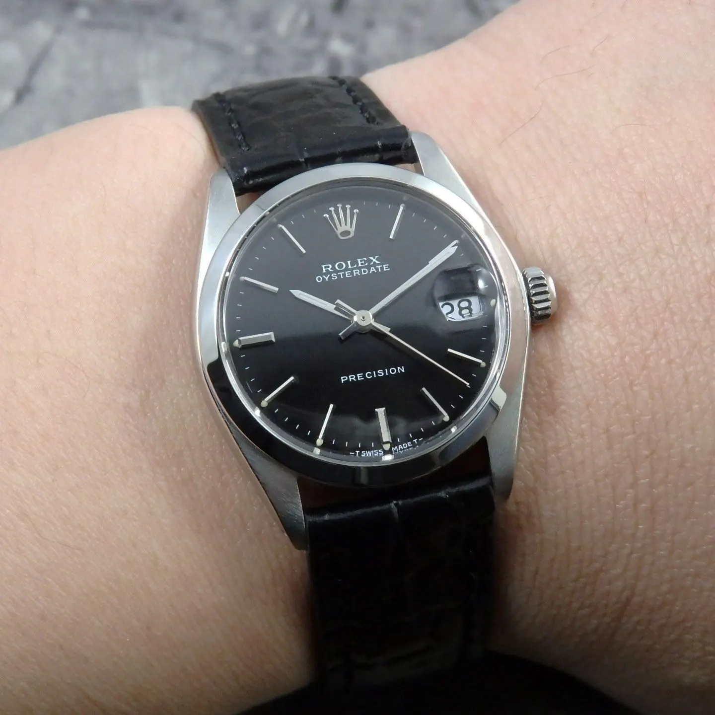 ROLEX アンティーク オイスターデイト プレシジョン Ref.6466 ボーイズ 