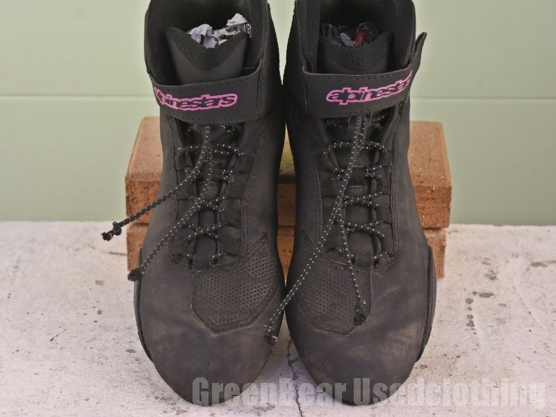 Alpinestars 黒 レザー バイクブーツ レディース 24.5 39 Alpinestars Women Motorcycle Powersports Boots for sale | eBay