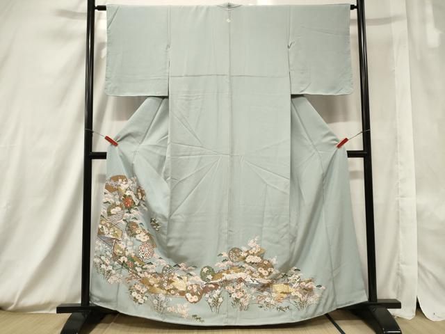 平和屋着物□豪華色留袖 雪輪屏風花文 金彩 正絹 逸品 未使用