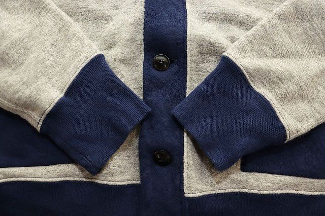 Butcher products 2トーンスウェットカーディガン BUTCHER PRODUCTS 2