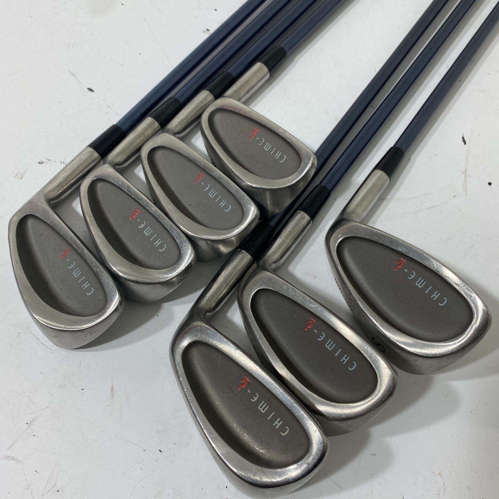 レディースアイアンセット MIZUNO CHIME-i ♯5-♯SW 純正カーボン flex L BBR0919 大0510