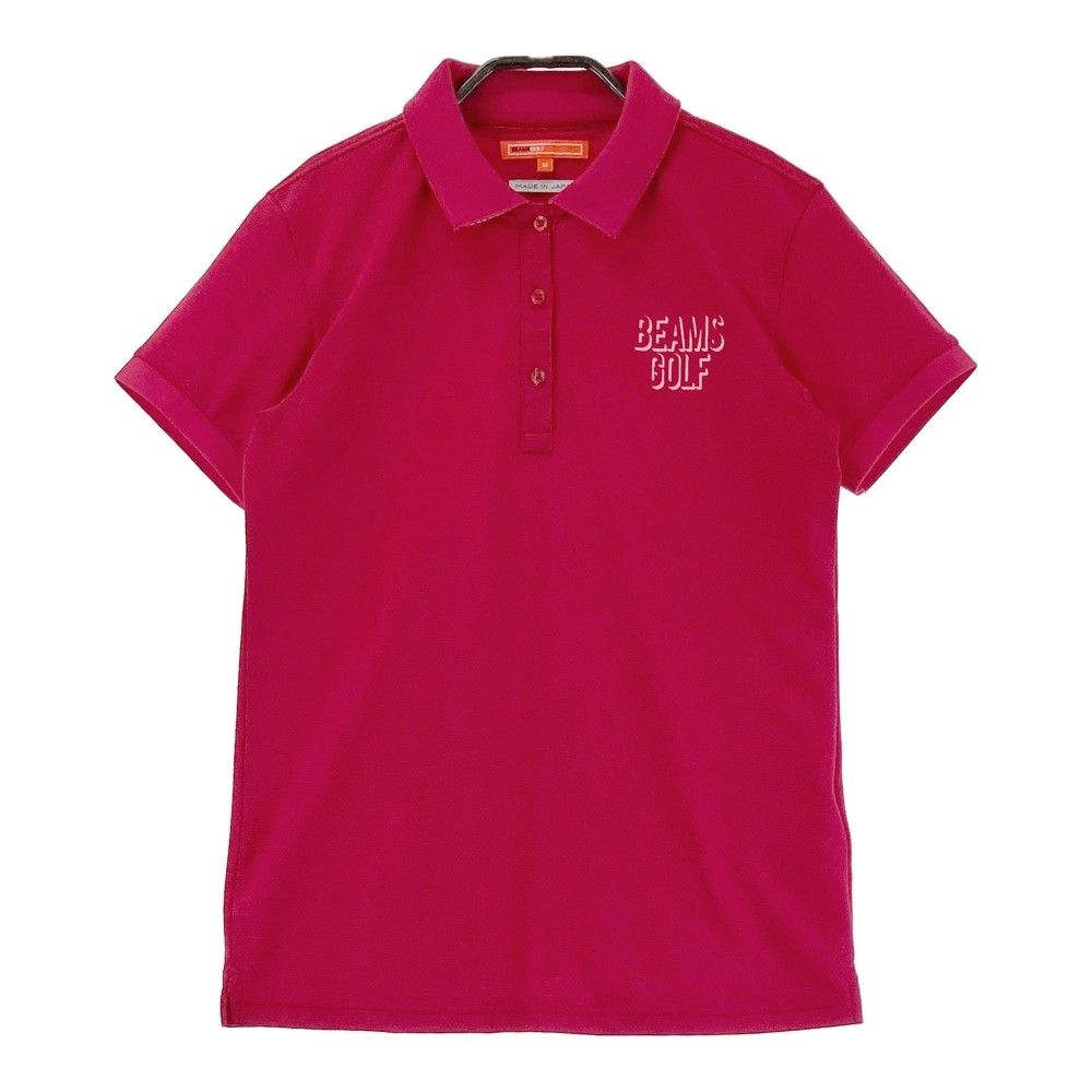 サイズ：M BEAMS GOLF ビームスゴルフ 2023年モデル 半袖ポロシャツ レッド系 [240101243930]# ゴルフウェア レディース ストスト
