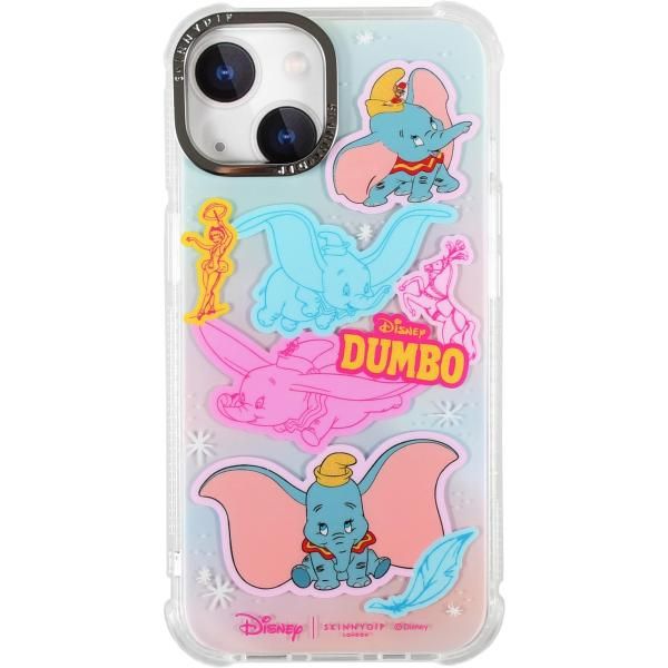 スマホケース iPhone用 ケース ダンボ ステッカー ディズニー