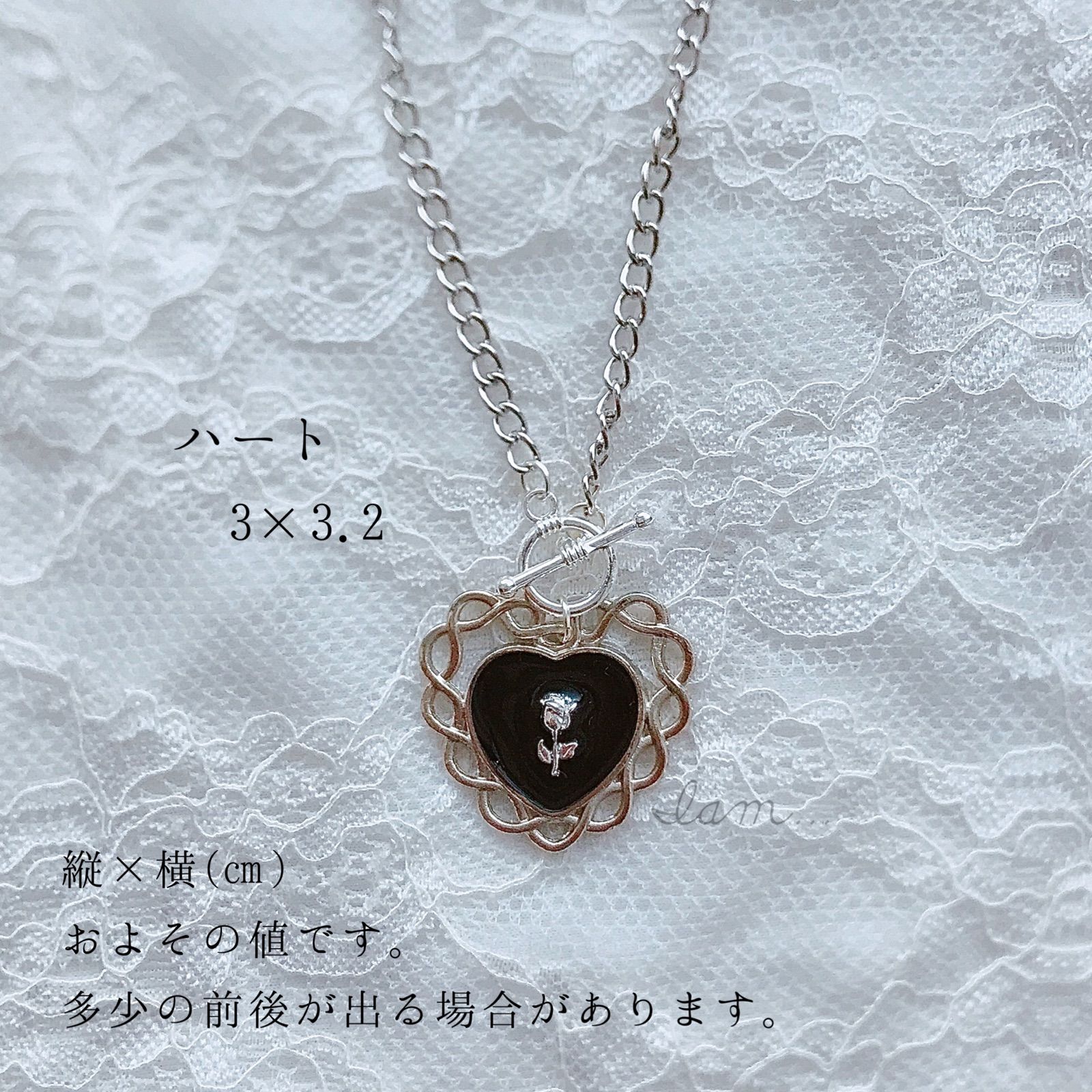 lace heart choker - メルカリ