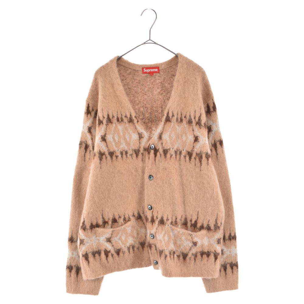 SUPREME (シュプリーム) 22AW ABSTRACT STRIPE CARDIGAN モヘア