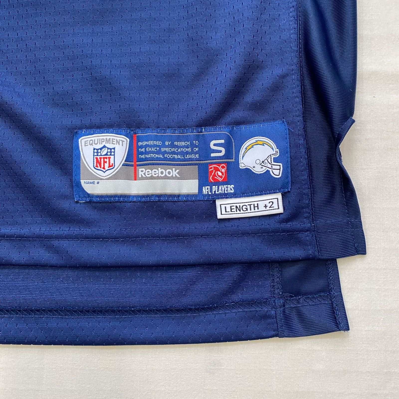 リーボック製　NFL ロサンゼルス・チャージャーズ　ユニフォーム [セール！] リーボック製 NFL ロサンゼルス・チャージャーズ ユニフォーム