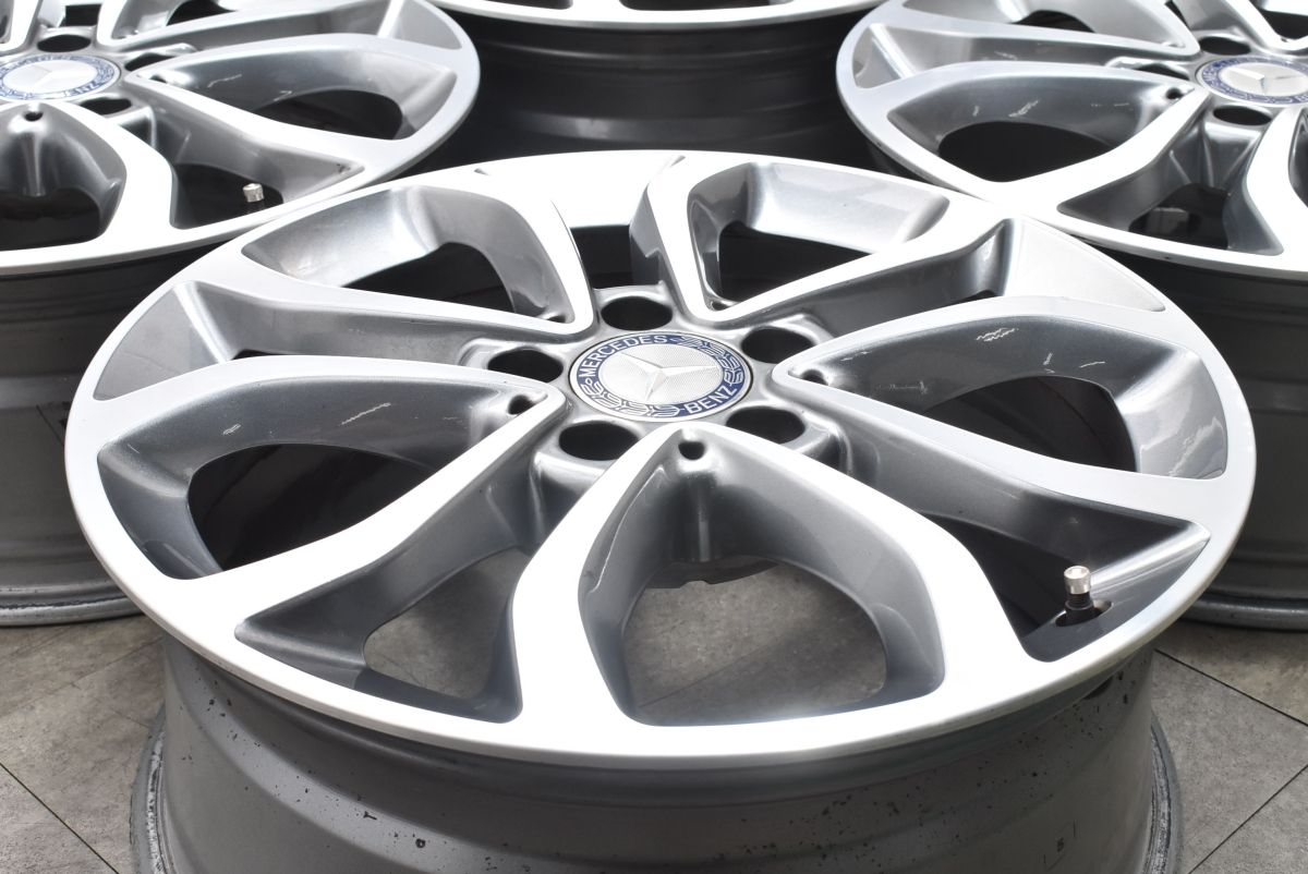 メルセデス ベンツ W205 Cクラス 純正 17in 7J 48.5 PCD112 4本セット 品番 A2054010200 W177 Aクラス W247 Bクラス 流用