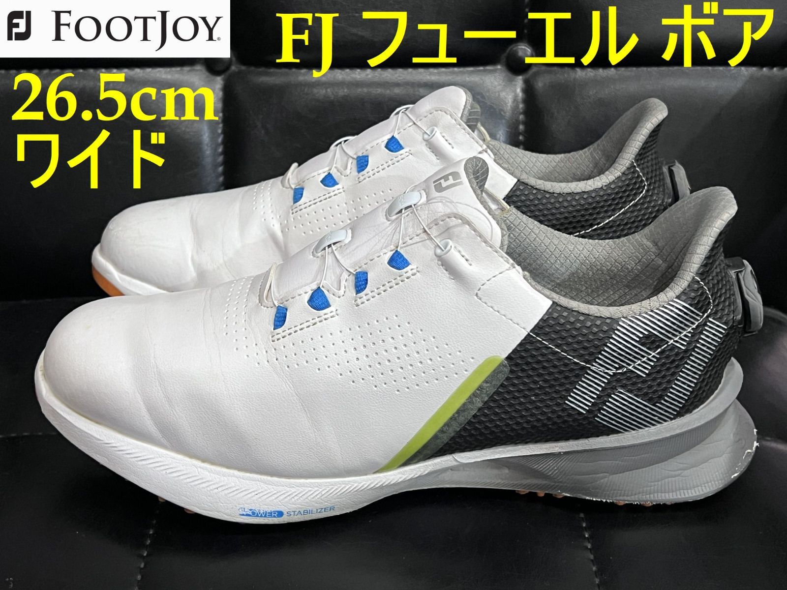 フットジョイ FJ FUEL BOA スパイクレス ゴルフシューズ 26.5cn 3E ワイド 55448J フューエル ボア FOOTJOY