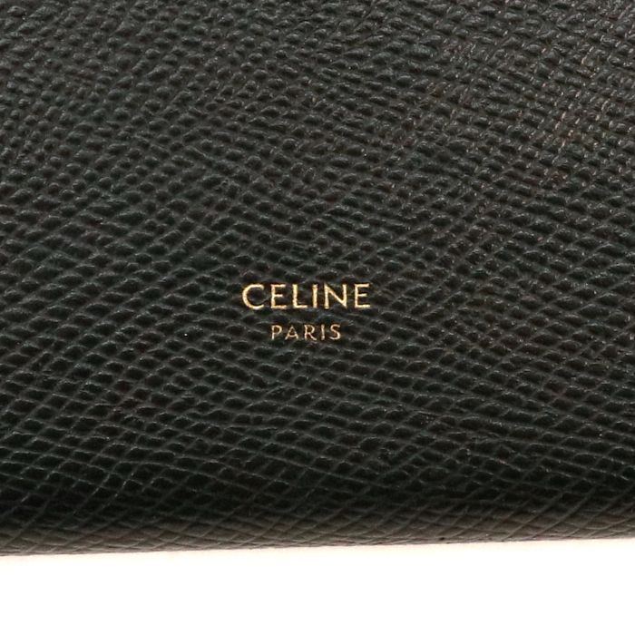 セリーヌ CELINE ラージ ストラップ ウォレット 長財布 レザー