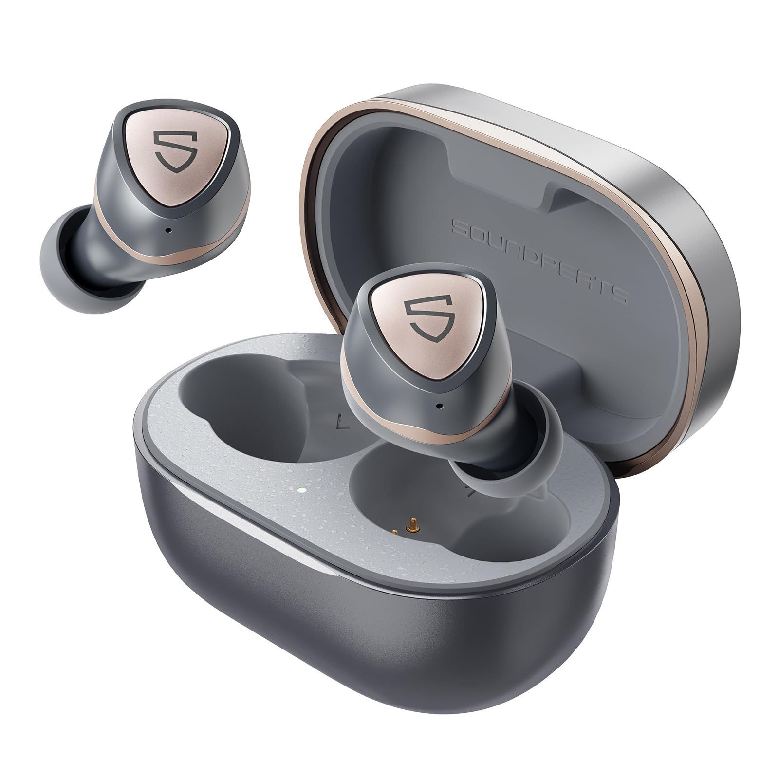 Bluetooth Bluetooth イヤホン Type-C充電 低遅延 IPX5防水 cVc通話ノイズキャンセリング Mirroring対応 TrueWireless 完全ワイヤレスイヤホン サウンドピーツ 5.2 QCC3040チップセット