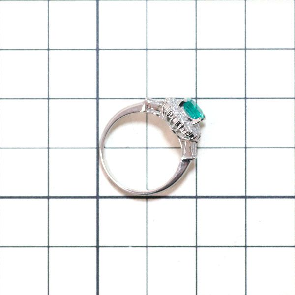 Pt900 エメラルド ダイヤモンド リング 0.75ct D0.48ct - メルカリ 