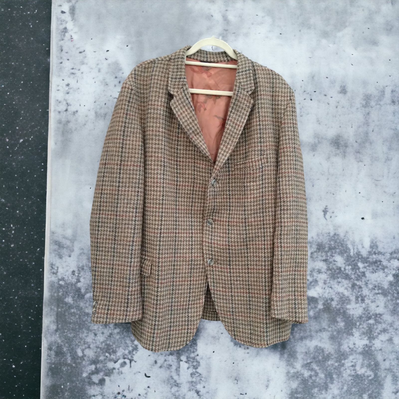 ☆美品☆ HARRIS TWEED ハリスツイード ツイードジャケット テーラード