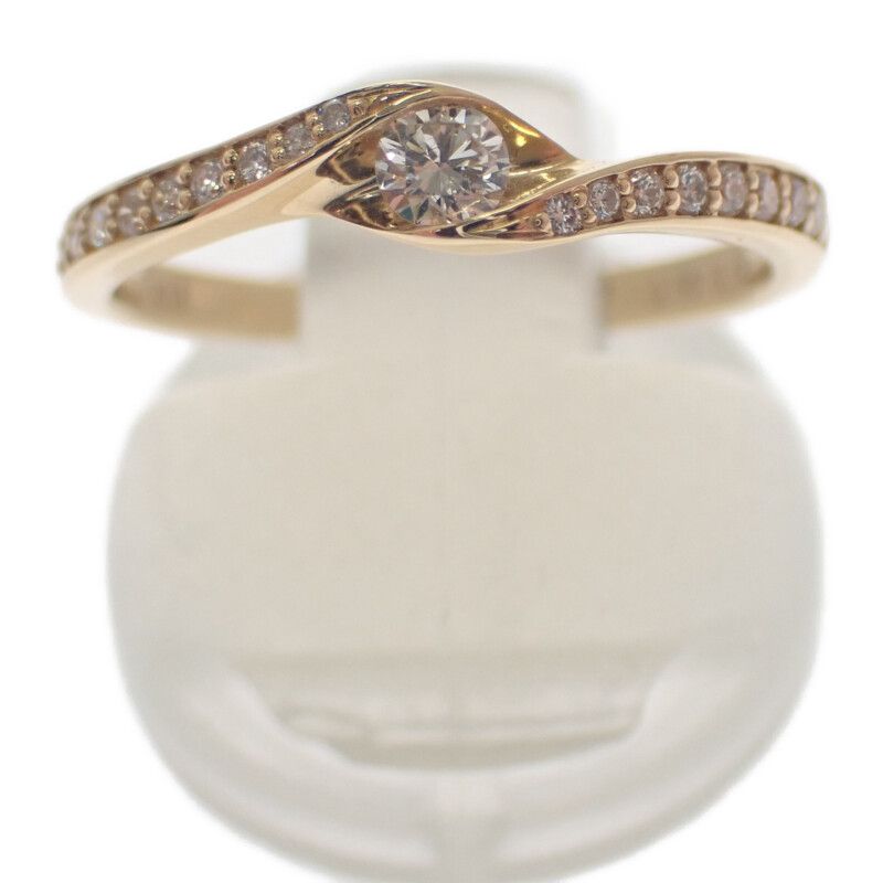 デザインジュエリー リング 指輪 K18YG イエローゴールド 12号  