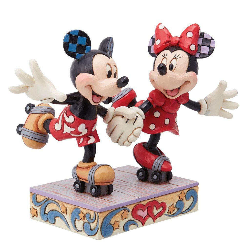 ジムショア ミッキー＆ミニー ローラースケート ディズニー フィギュア