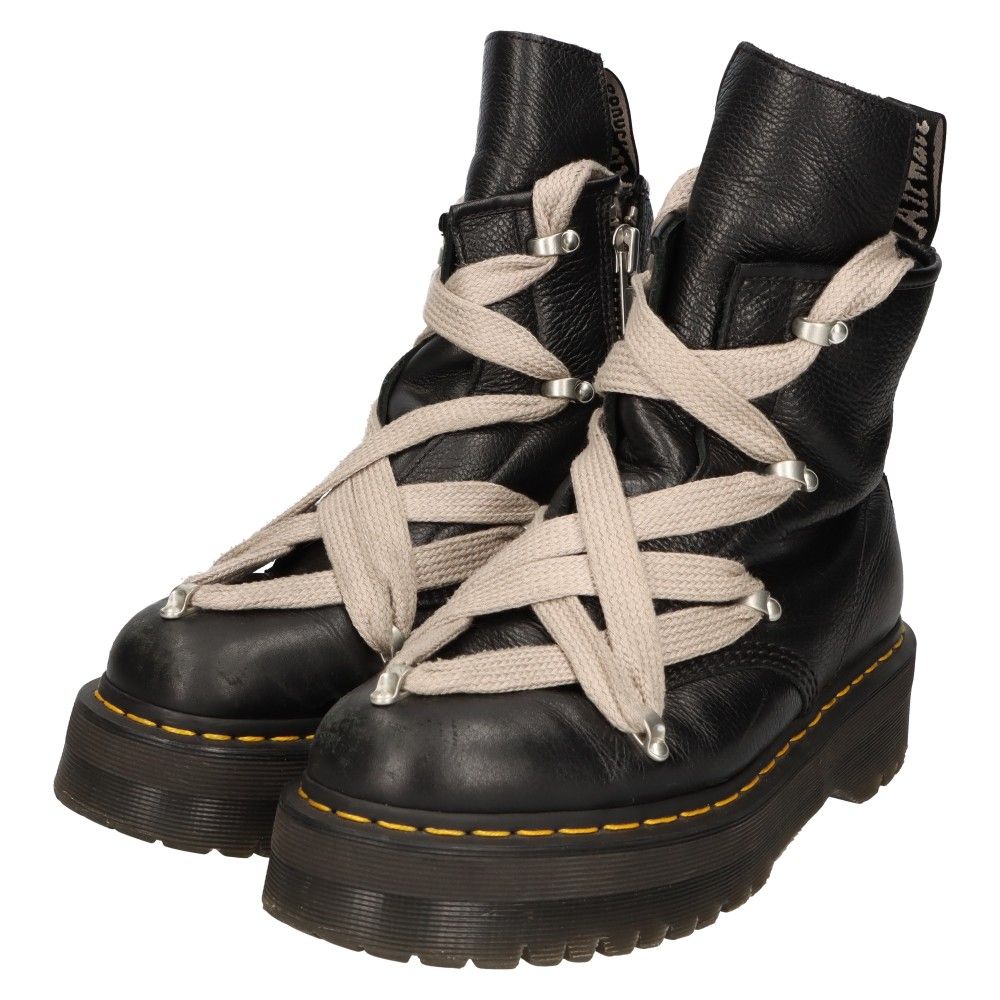 [新品]Rick Owens × Dr.Martens ジャンボレース ブーツ Rick Owens (リックオウエンス) × Dr Martens QUAD SOLE JUMBO