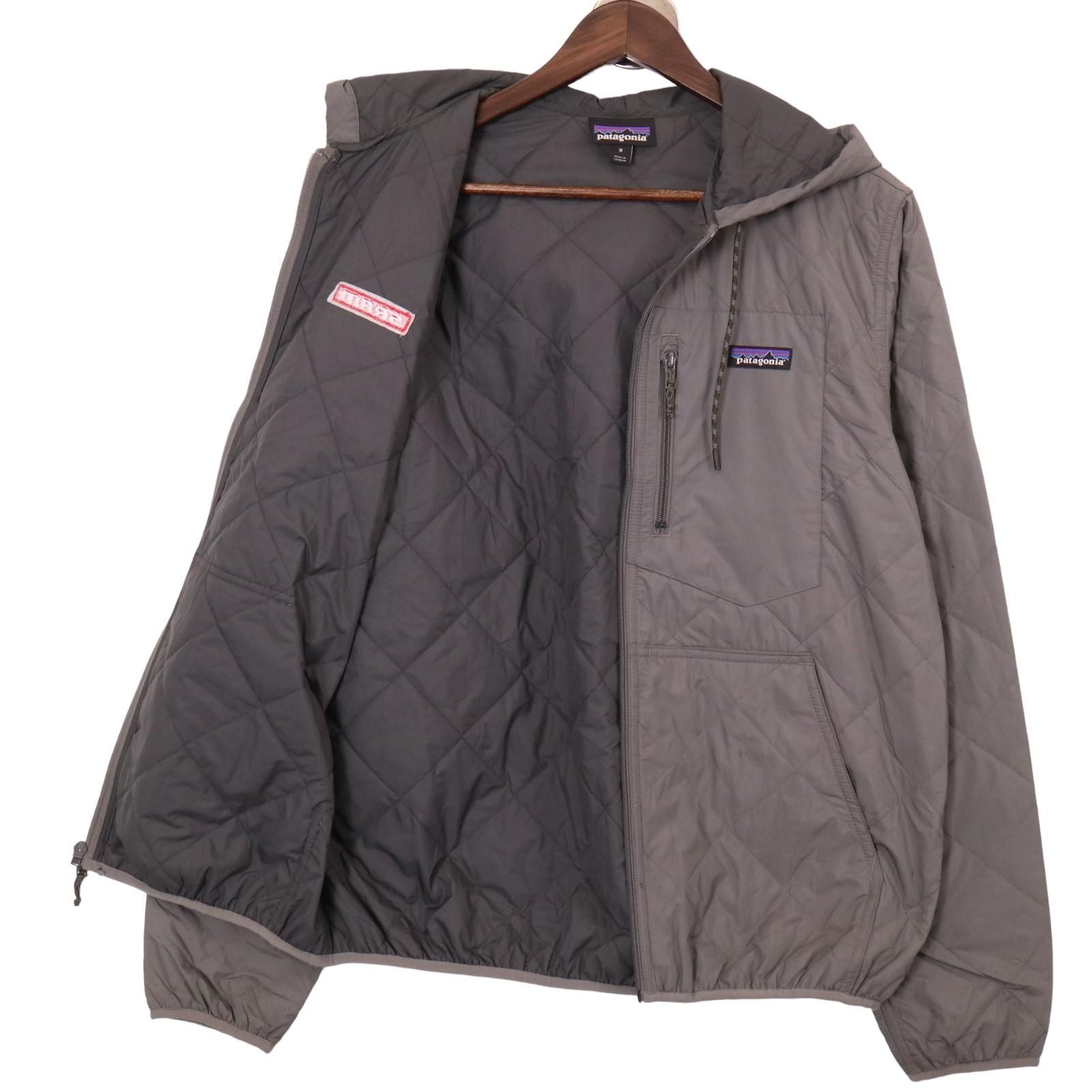 パタゴニアPatagoniaナイロンフードジャケットグレーMマウンテン 