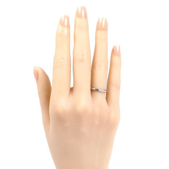 TIFFANY&Co. ティファニー Pt950プラチナ クラシック 3P ダイヤ