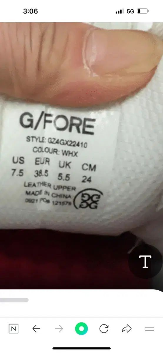 G FORE(ジーフォア) ゴルフシューズ 240 お値下げ！ ジーフォア G⁄FORE