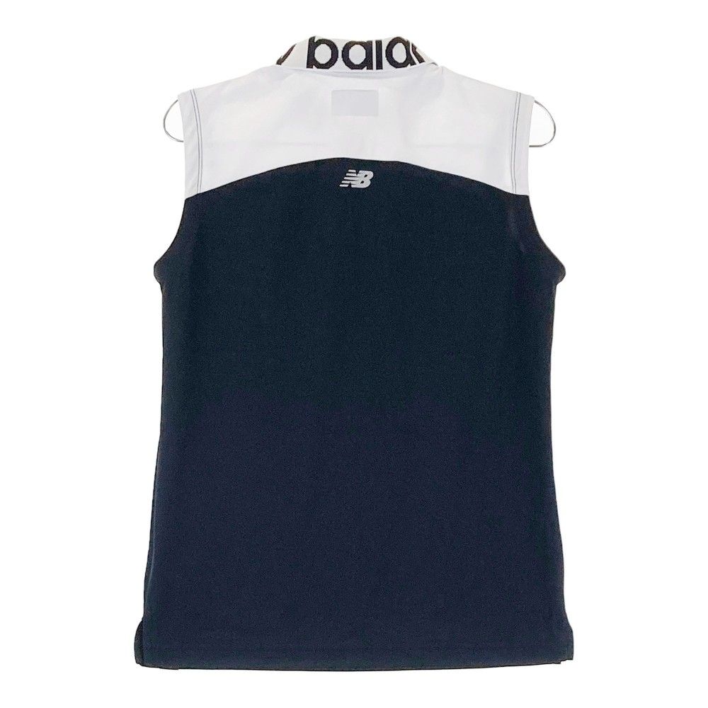 サイズ 2 NEW BALANCE GOLF ニューバランス ノースリーブポロシャツ ブラック系 240101470559 ゴルフウェア レディース ストスト